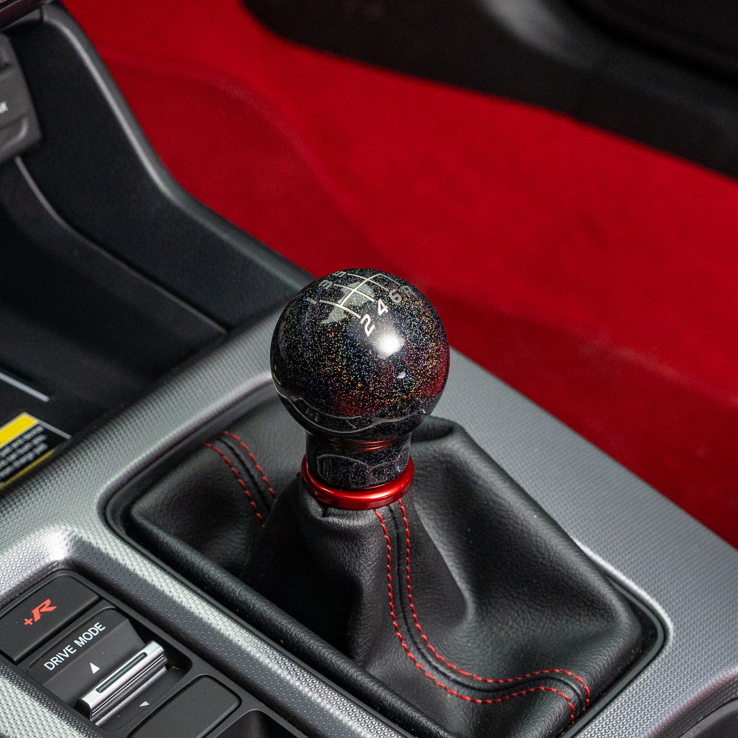 Billetworkz Weighted Shift Knob - 6-Speed Velocity Engraving for Honda