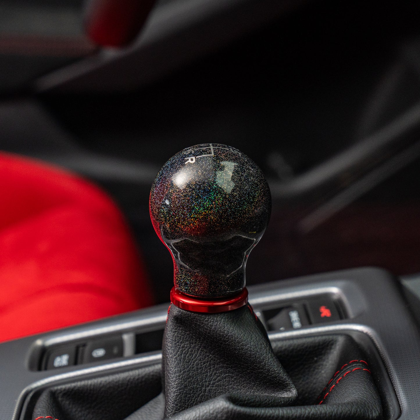 Billetworkz Weighted Shift Knob - 6-Speed Velocity Engraving for Honda