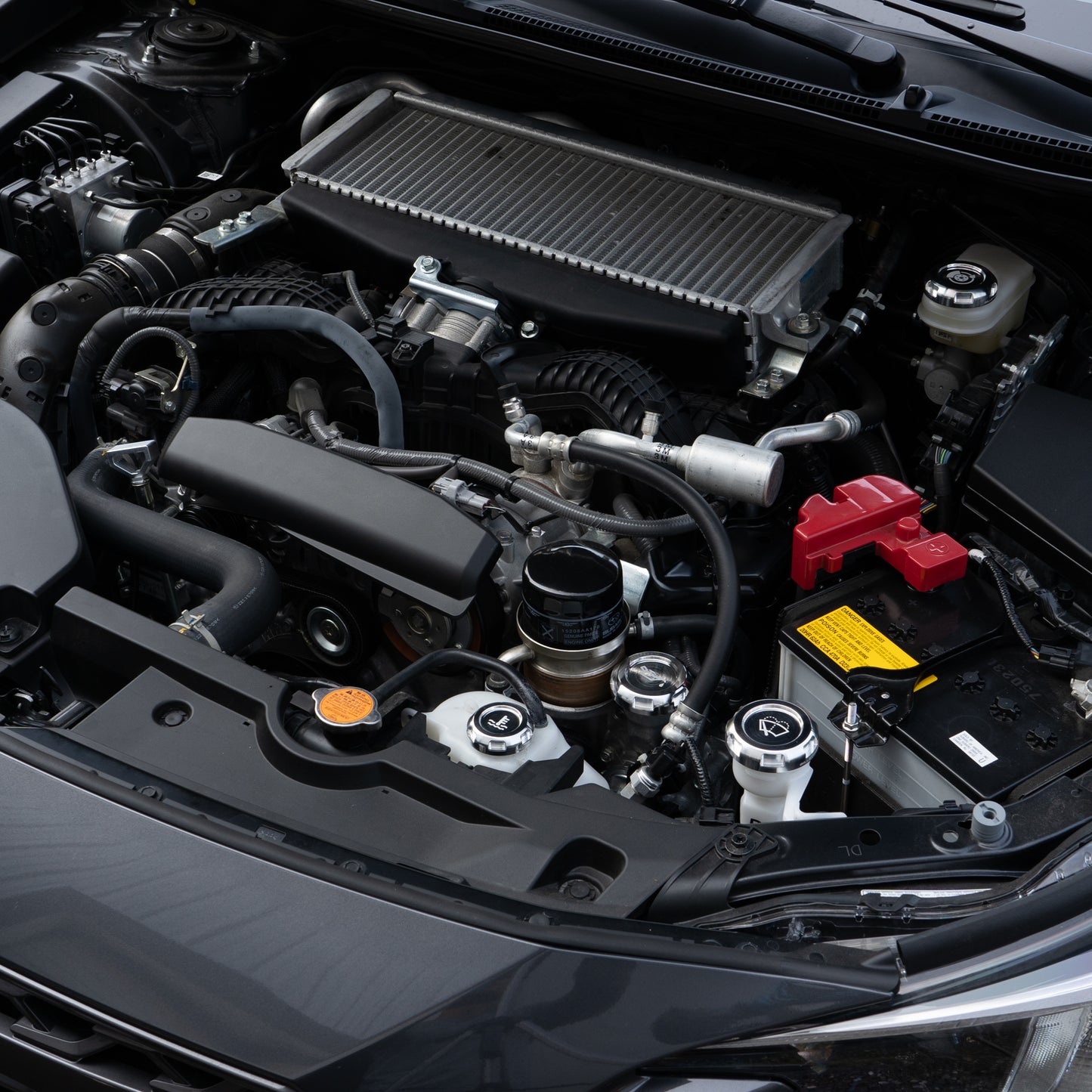 Billetworkz Engine Bay Caps - Subaru Crosstrek 2013+