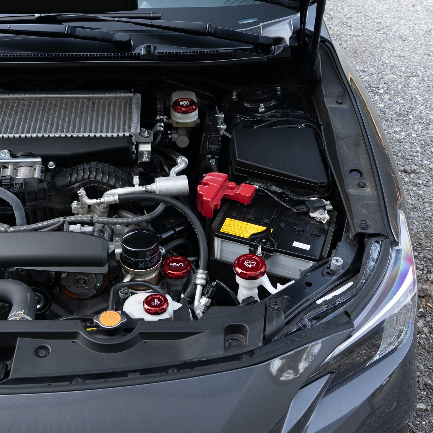 Billetworkz Engine Bay Caps - Subaru Crosstrek 2013+
