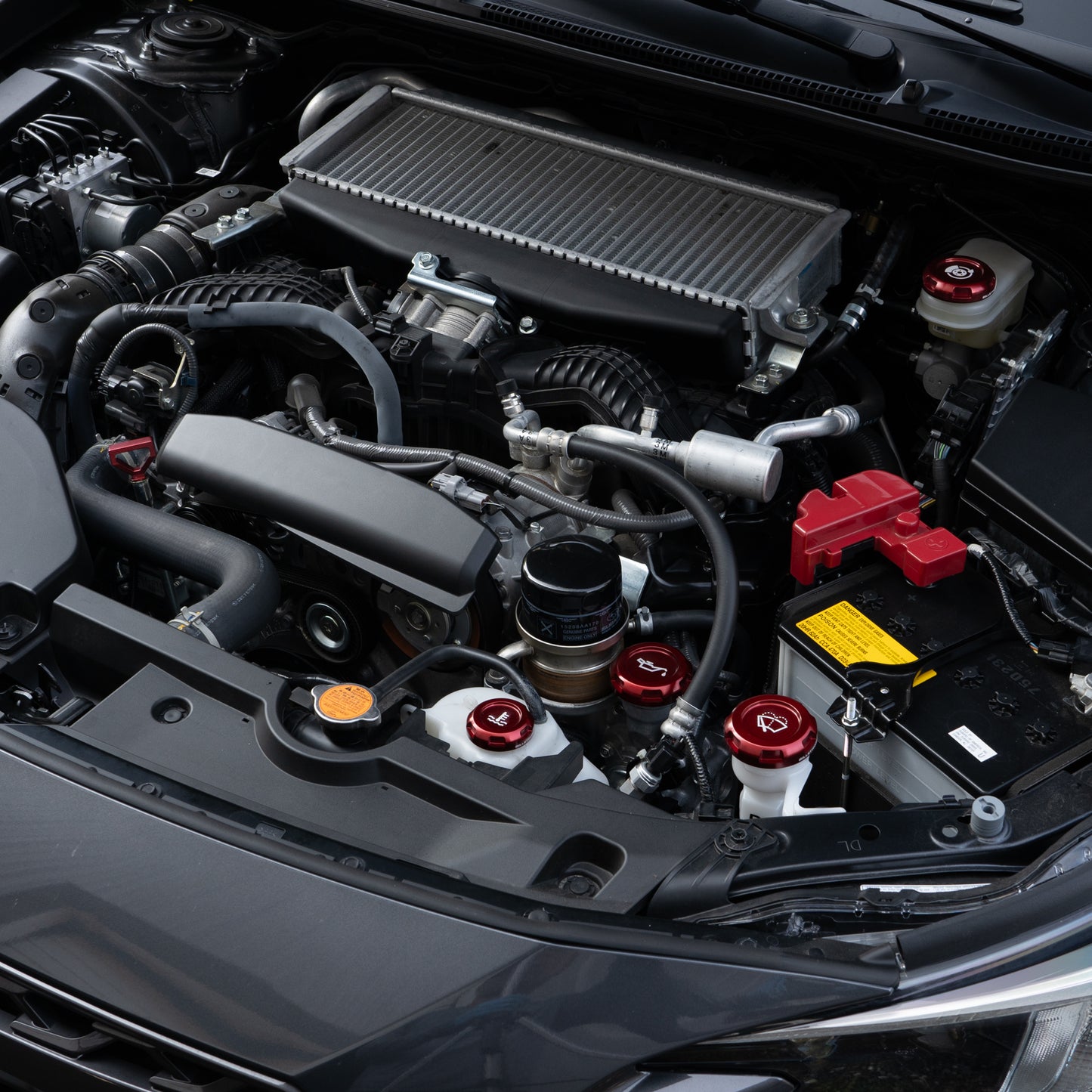 Billetworkz Engine Bay Caps - Subaru Forester 2014+
