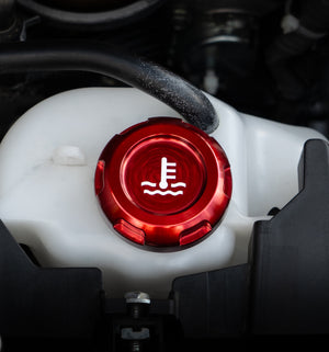 Engine Bay Caps - Zero Series - Fluid Engravings - 2015+ STI
