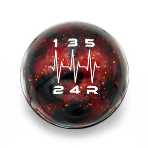 5 Speed Heartbeat Engraving - Cosmic Space - 5 Speed WRX Fitment