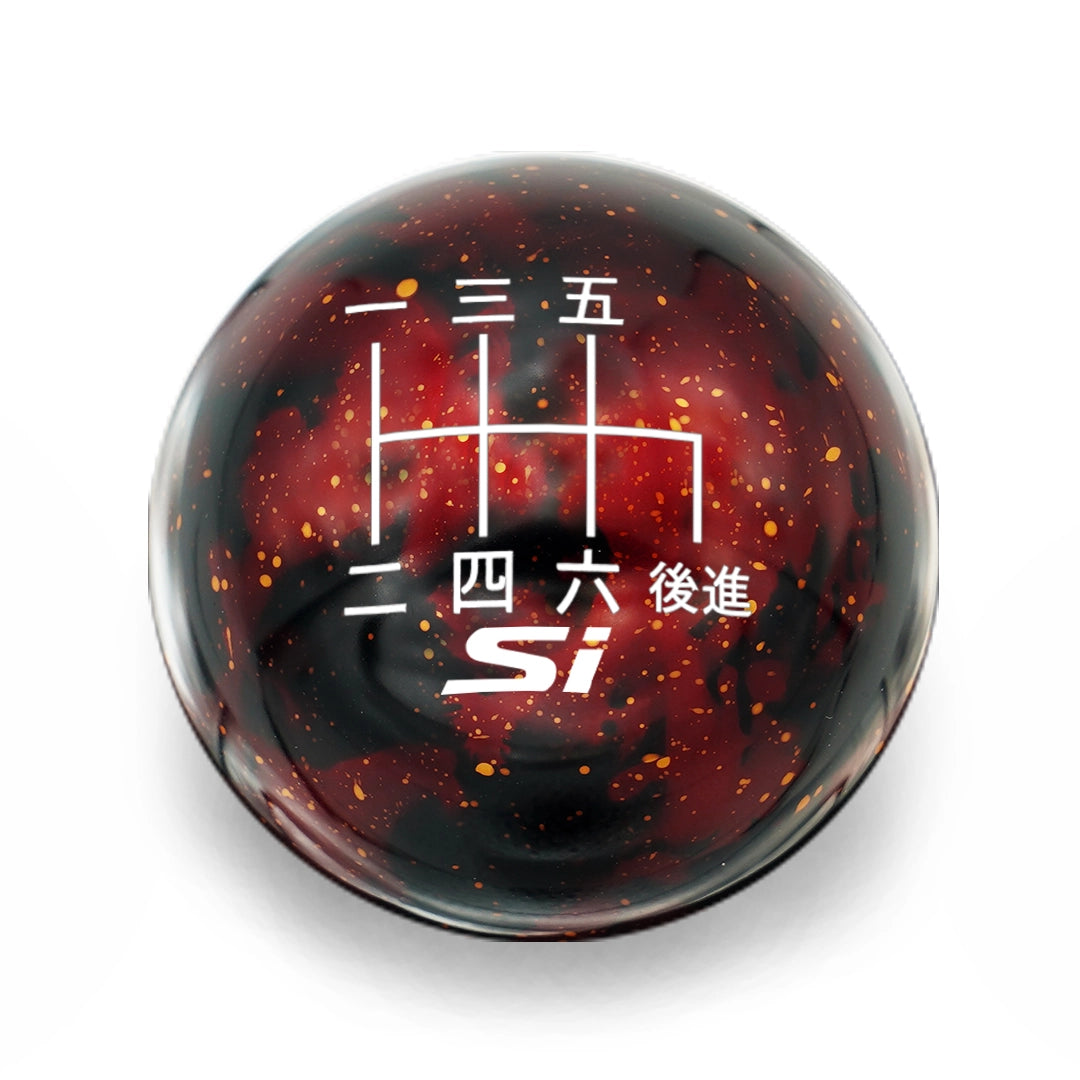 赤•紫ジモモセット 6 Speed Si Japanese Engraving - Cosmic Space - Honda Fitment