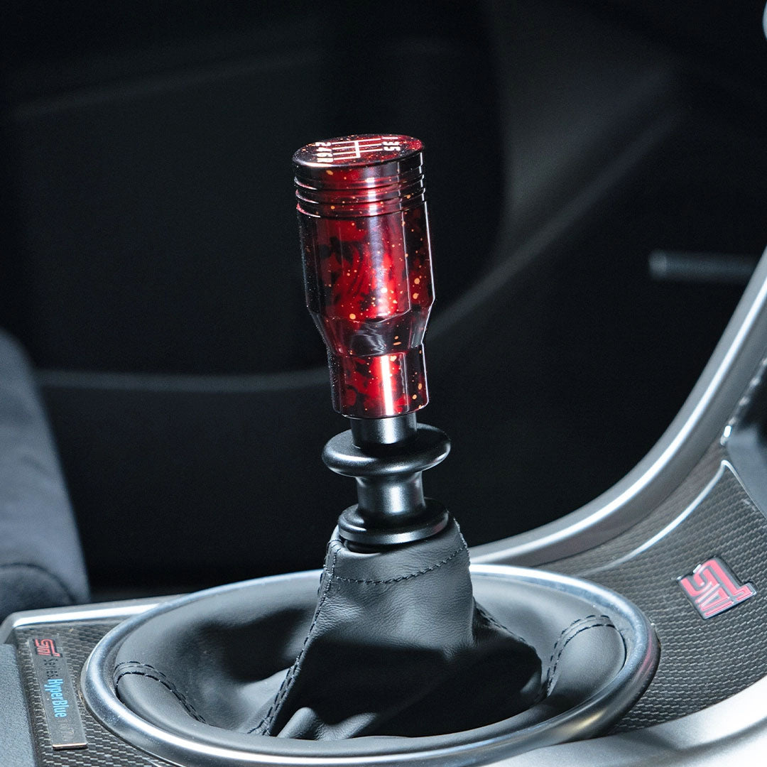 Billetworkz Cosmic Space Shift Knob - 6 Speed Velocity Engraving - Subaru STI