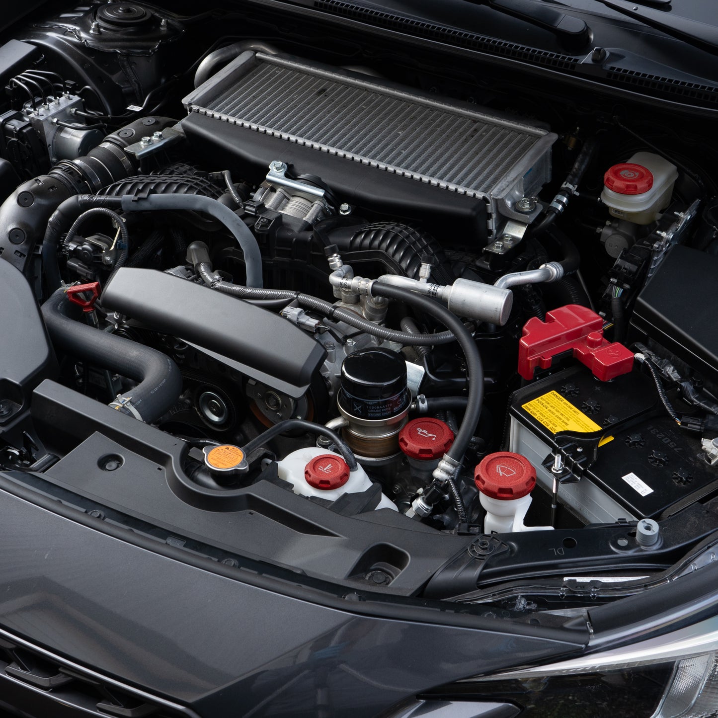 Billetworkz Engine Bay Caps - Subaru Crosstrek 2013+