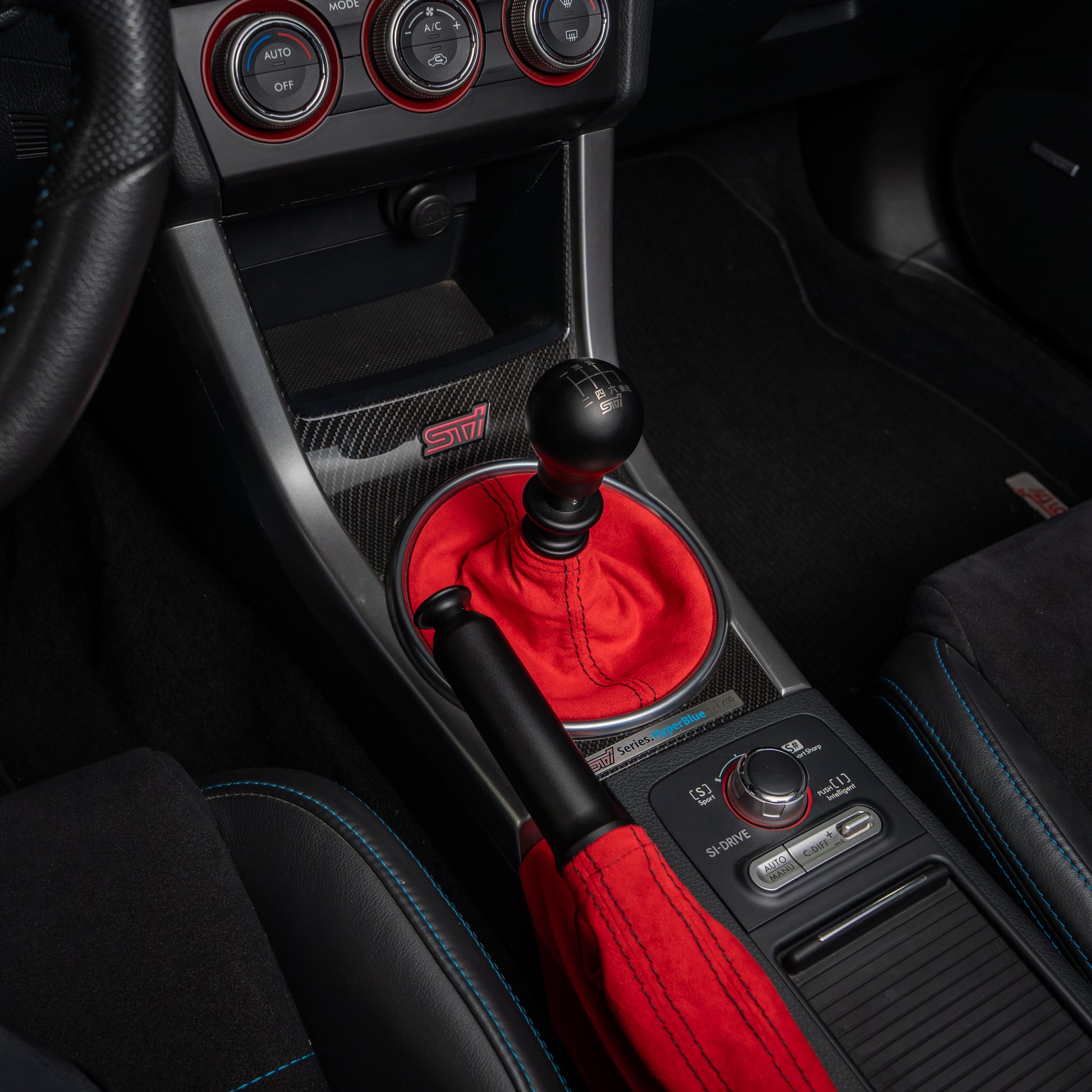 Billetworkz Premium Alcantara Shift Boot – Subaru STI 2015–2021