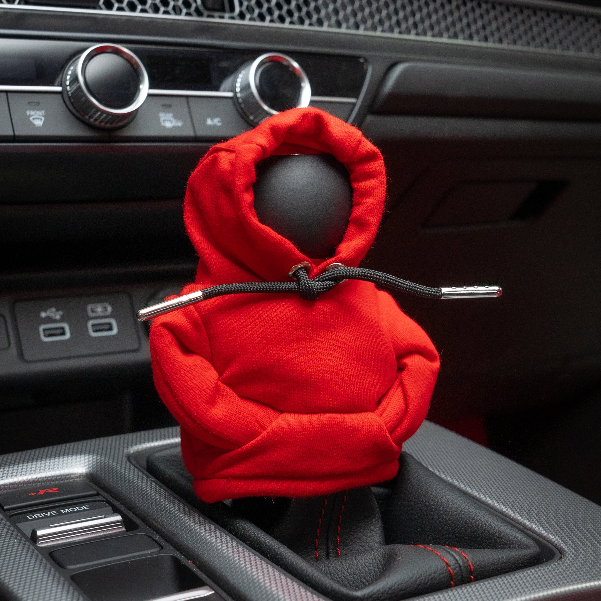 custom gear shift knobs Billetworkz Shift Knob Hoodie For Style and Comfort Blue Hoodie / Red Strings