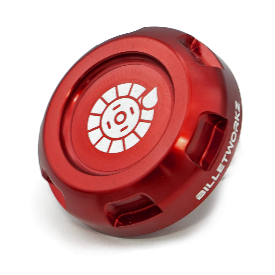 Billetworkz Clutch Fluid Reservoir Cap - Subaru WRX/STI (2002-14), Legacy GT (2005-09), BRZ/FRS/GT86 (2013-21 and 2022+)