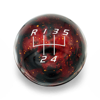 Billetworkz Cosmic Space Shift Knob - 5 Speed Velocity Engraving for Volkswagen