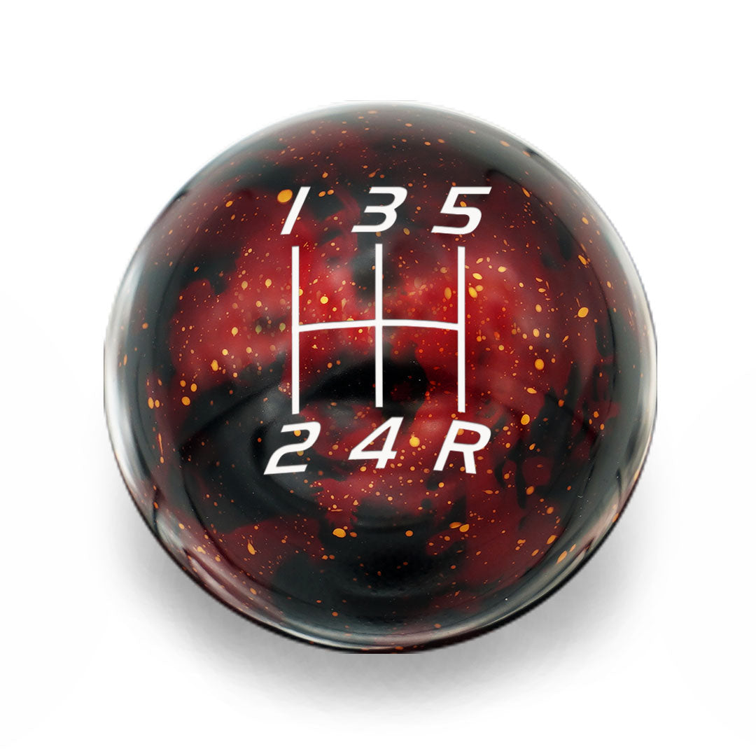 Billetworkz Cosmic Space Shift Knob - 5 Speed Velocity Engraving - Acura Fitment