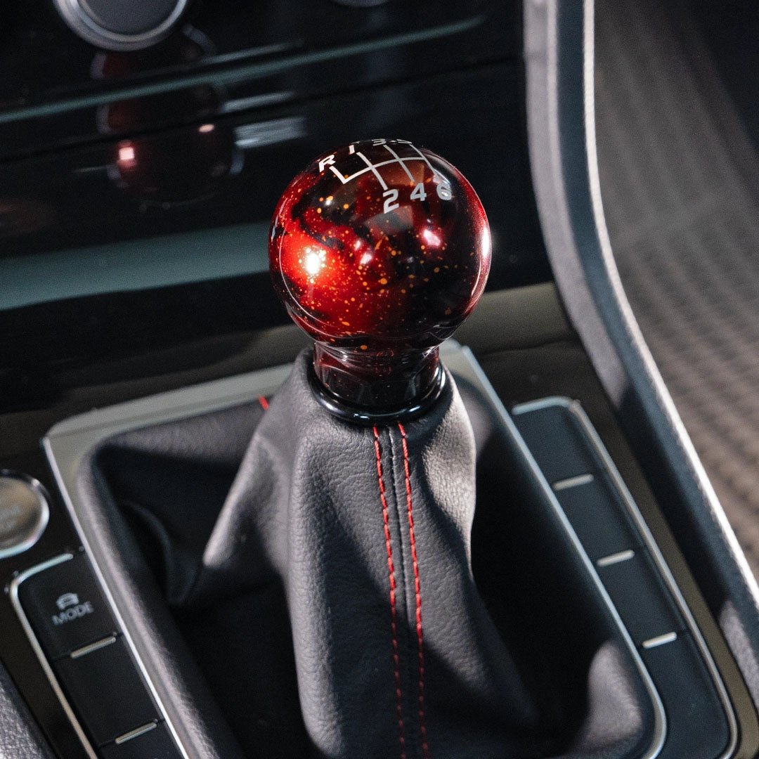 Billetworkz Cosmic Space Shift Knob - 6 Speed Velocity Engraving for Volkswagen