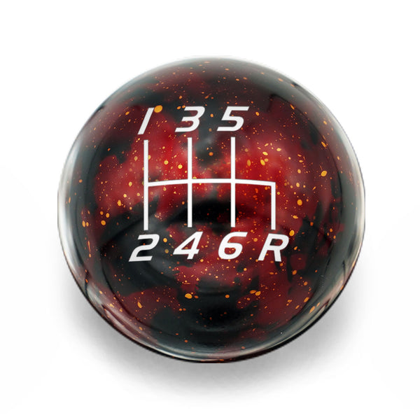Red Cosmic Space - 6 Speed Velocity (Reverse Right-Down) – Billetworkz