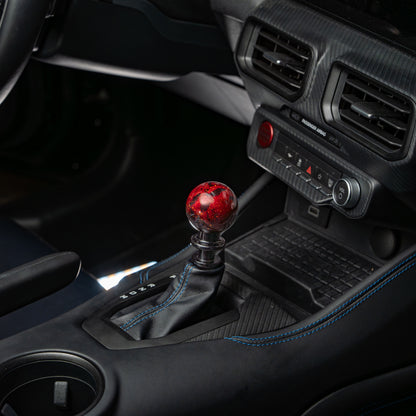 Billetworkz Automatic Shifter - Red Cosmic Space - Ford Mustang (2015-2025)
