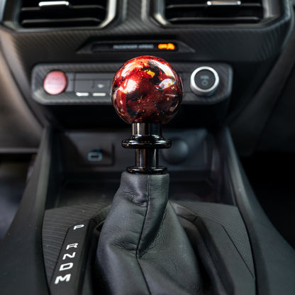 Billetworkz Automatic Shifter - Red Cosmic Space - Ford Mustang (2015-2025)