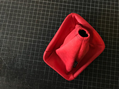Red Suede Shift Boot by Stitch Boots