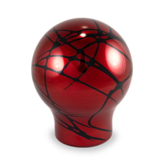 Billetworkz Shift Knob - Red w/ Black Splash