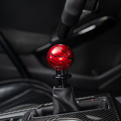 Billetworkz Automatic Shifter - Red w/Black Splash - Honda Civic (2012–2026)