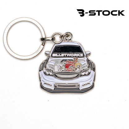 "B" Stock Rexzilla Keychain