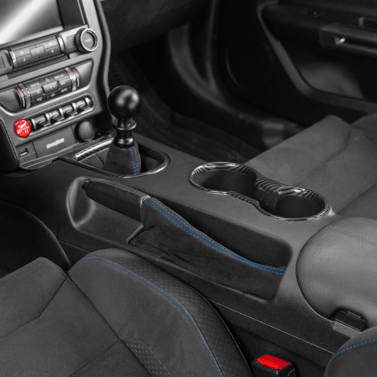 Billetworkz Premium Alcantara E-Brake Boot – Ford Mustang 2015-2023