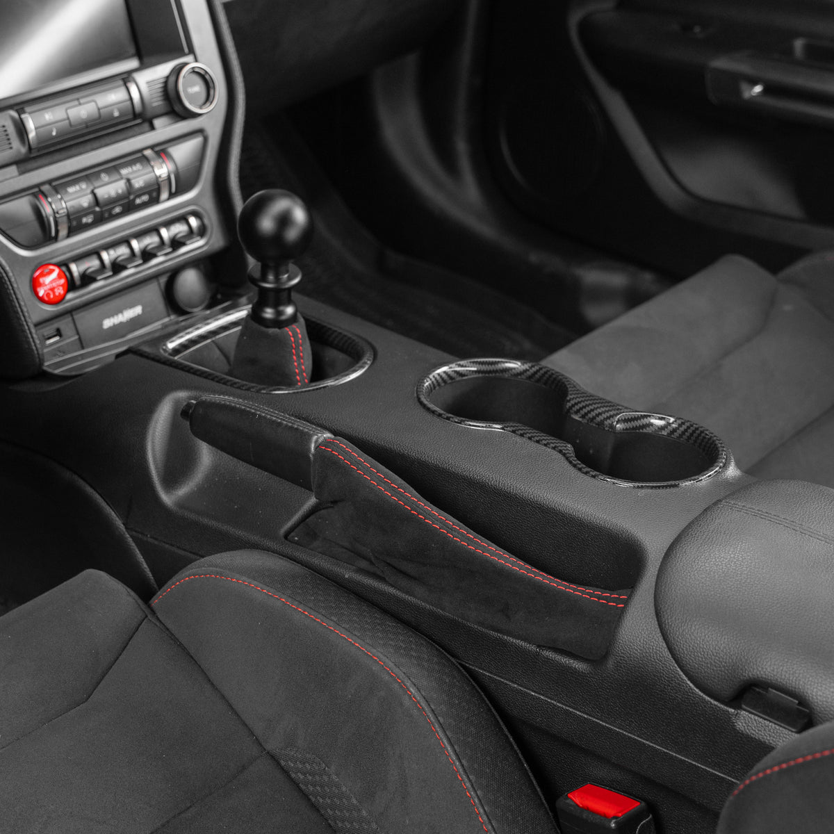 Billetworkz Premium Alcantara E-Brake Boot – Ford Mustang 2015-2023