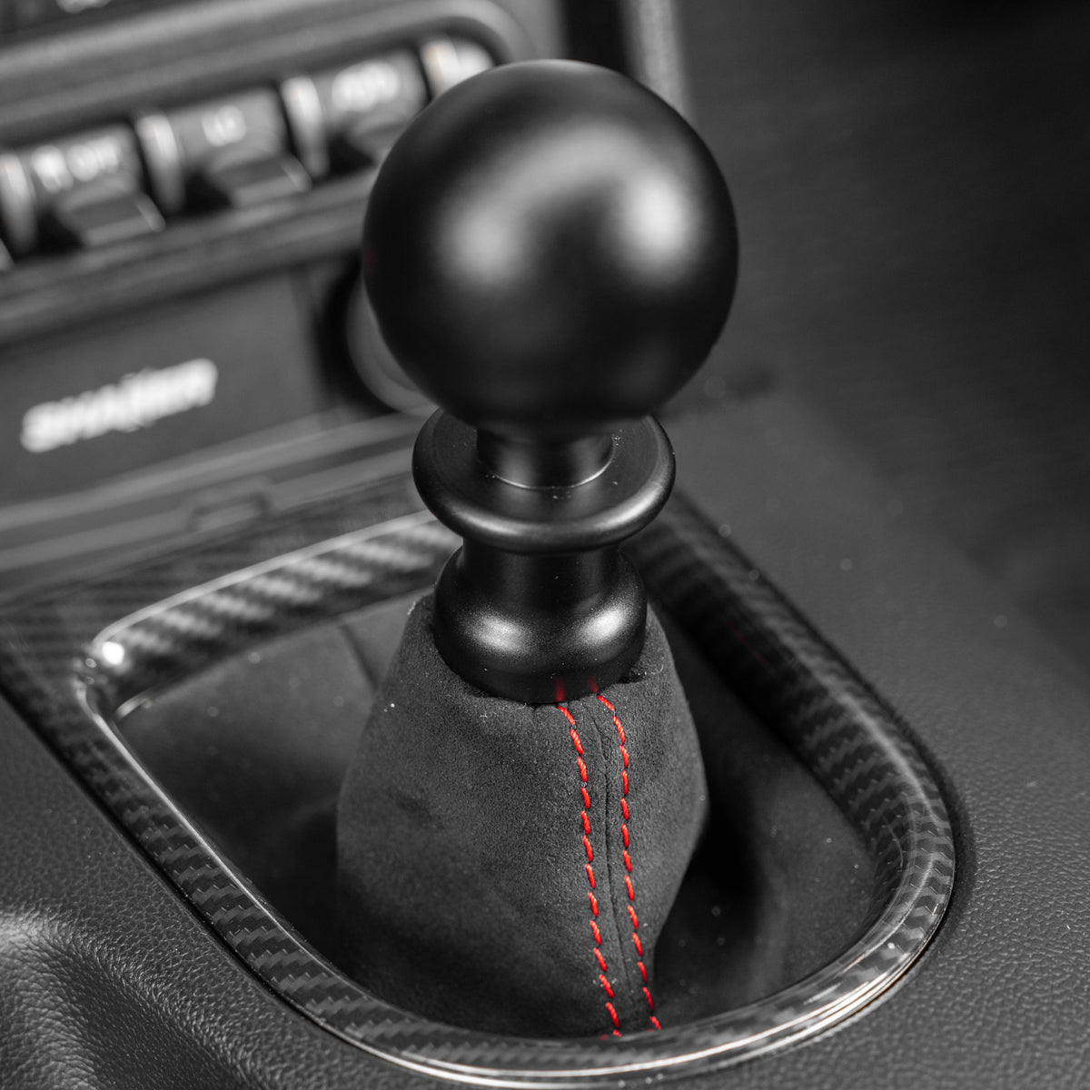 Billetworkz Premium Alcantara Shift Boot – Ford Mustang 2015-2023 (6-Speed)