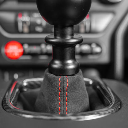 Billetworkz Premium Alcantara Shift Boot – Ford Mustang 2015-2023 (6-Speed)