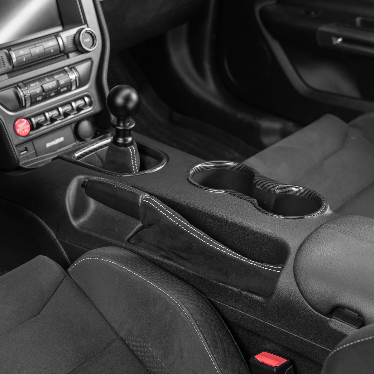 Billetworkz Premium Alcantara E-Brake Boot – Ford Mustang 2015-2023