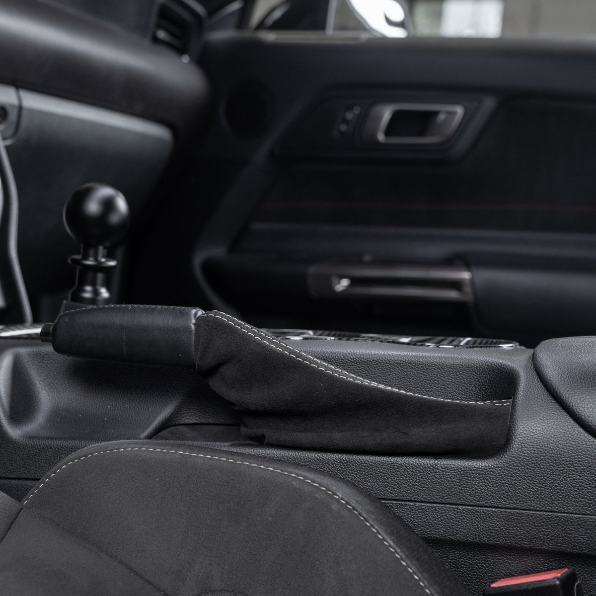 Billetworkz Premium Alcantara E-Brake Boot – Ford Mustang 2015-2023