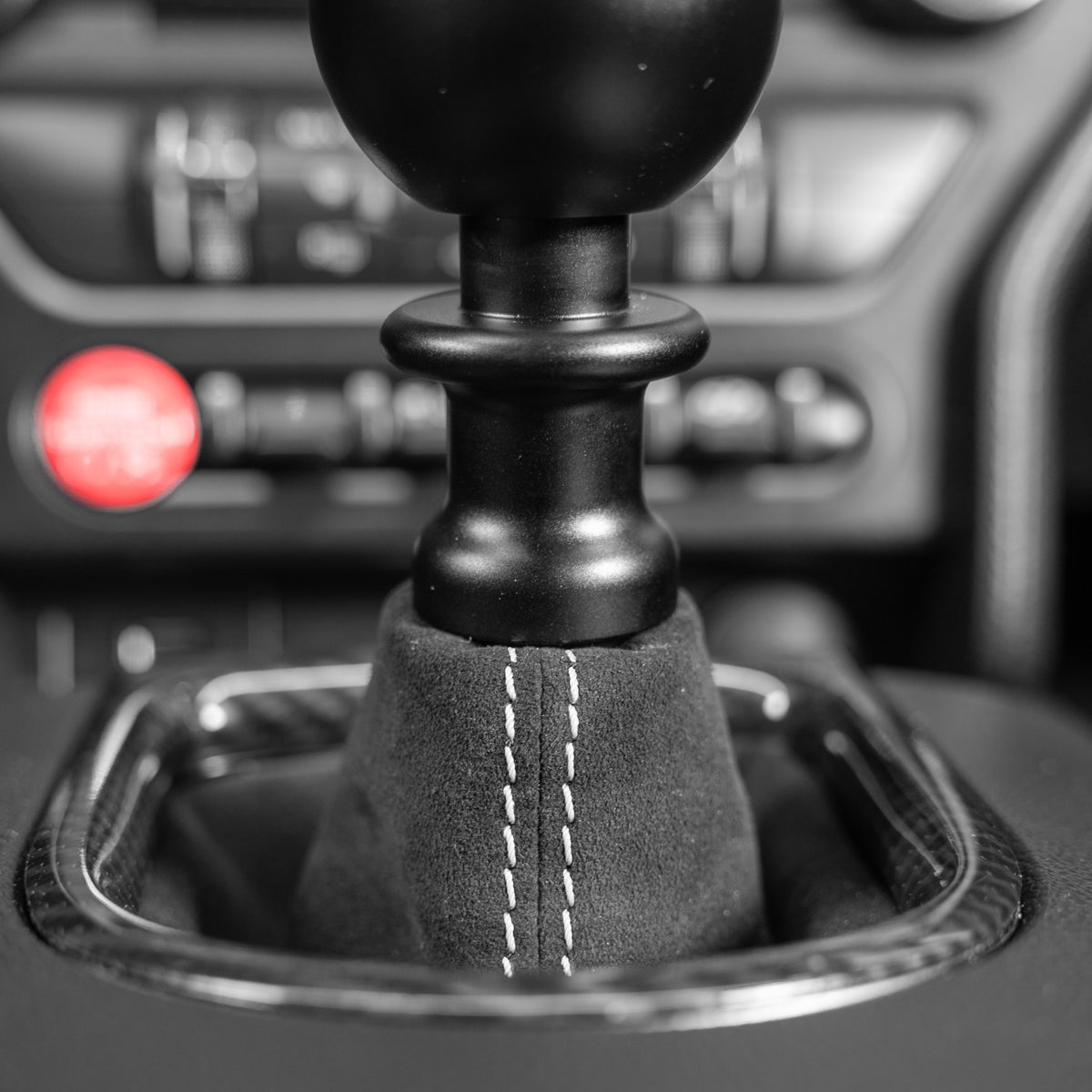 Billetworkz Premium Alcantara Shift Boot – Ford Mustang 2015-2023 (6-Speed)