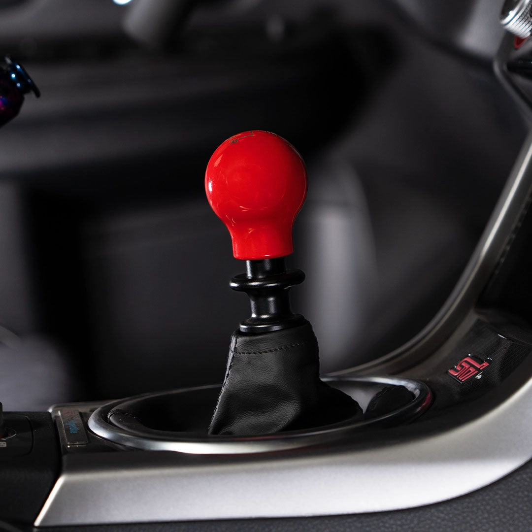 Billetworkz Weighted Shift Knob - 6 Speed Velocity Engraving - Subaru STI