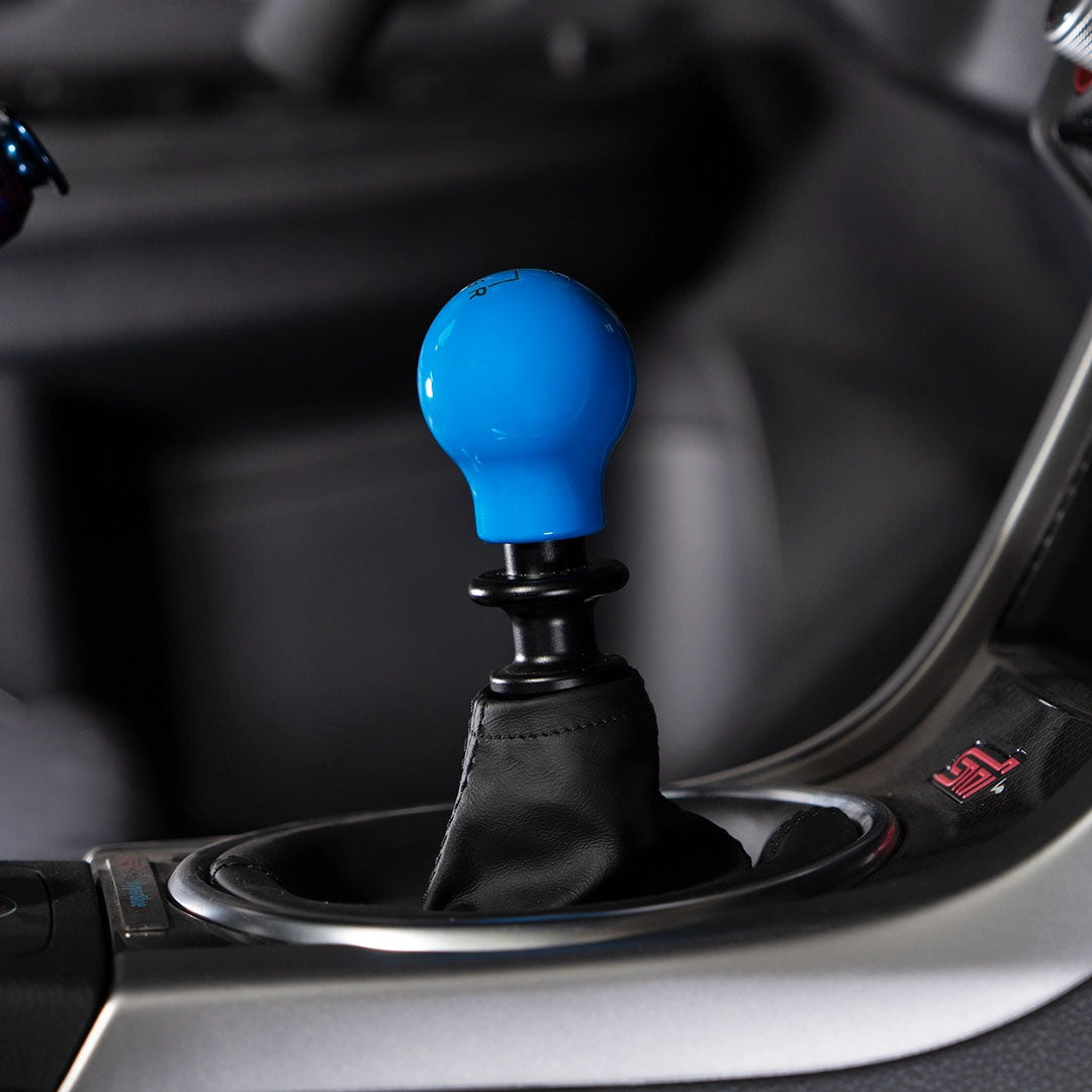 Billetworkz Weighted Shift Knob - 6 Speed Velocity Engraving - Subaru STI