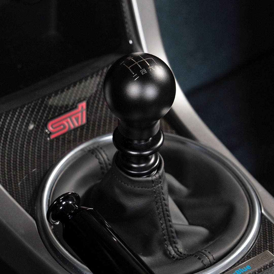 Billetworkz Weighted Shift Knob - 6 Speed Japanese Engraving - Subaru STI