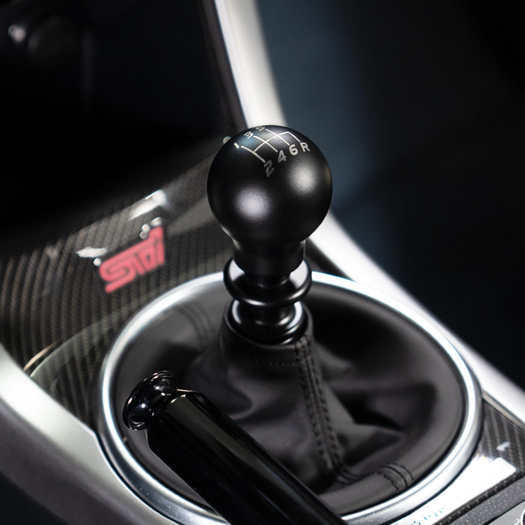 Billetworkz Weighted Shift Knob - 6 Speed Velocity Engraving - Subaru STI