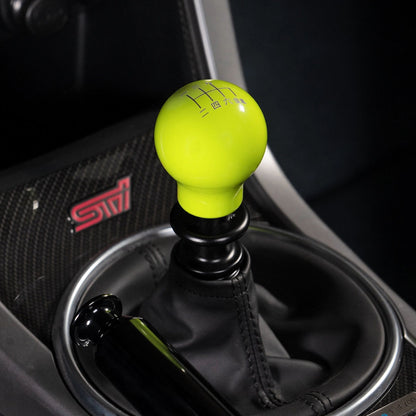 Billetworkz Weighted Shift Knob - 6 Speed Japanese Engraving - Subaru STI