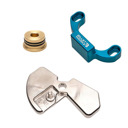 Billetworkz Shift Kit (Starter): Shifter Stop, Plate and Bushing – Subaru WRX 6-Speed 2015–2025