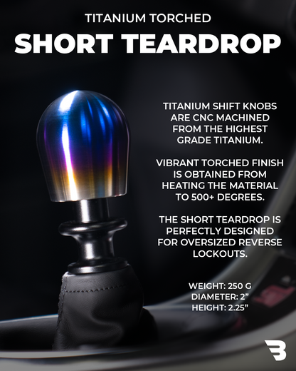 Billetworkz Titanium Torched Shift Knob – Chevy Cruze (2011-2019)