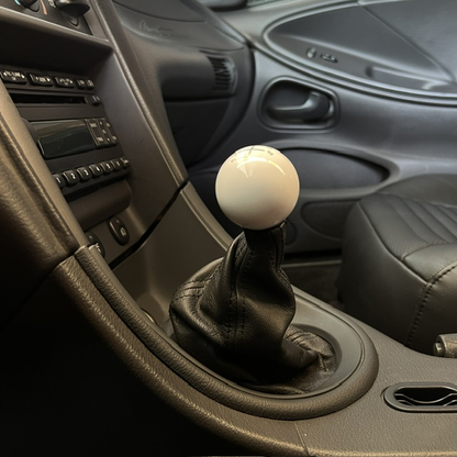 Billetworkz Weighted Shift Knob - 5 Speed Retro Engraving - Ford Mustang (1979-2004)