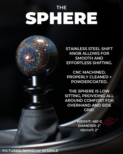 Billetworkz Sphere Weighted Shift Knob for Chevrolet Camaro 6-Speed (2016-2024)