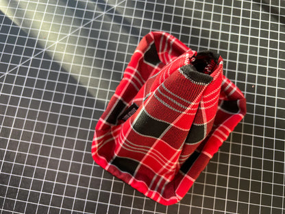 Spirit of Le Mans Red Plaid Shift Boot by Stitch Boots