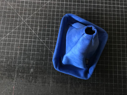Subaru Blue Suede Shift Boot by Stitch Boots