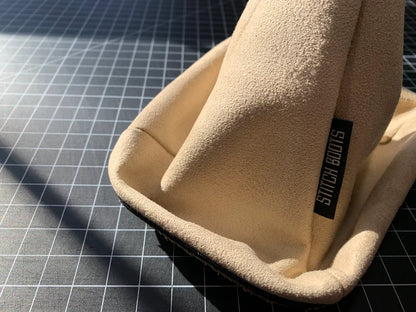 Tan Suede Shift boot by Stitch Boots
