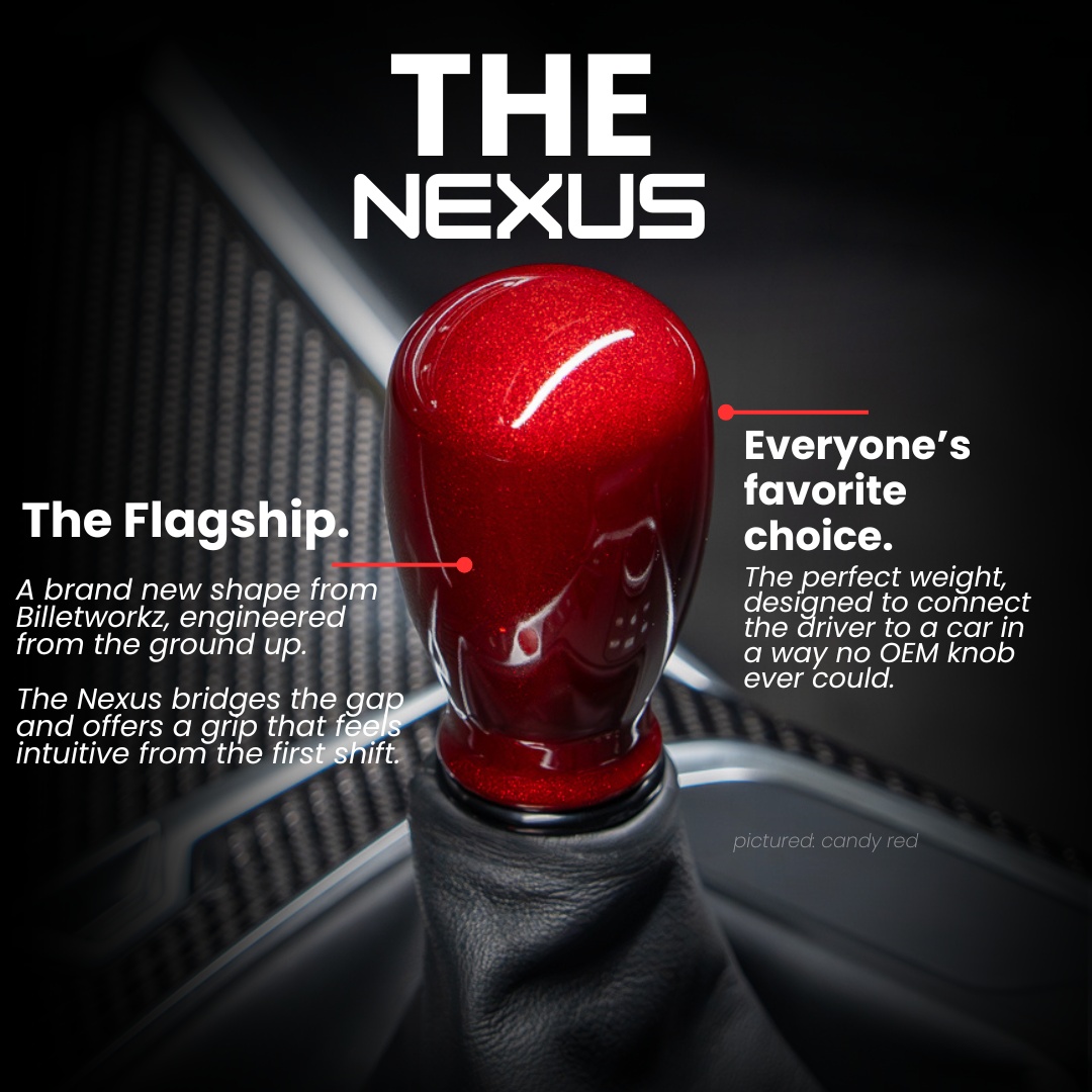 Billetworkz Weighted Shift Knob - "Nexus" - Ford Mustang GT350/GT350R (2015-2020)