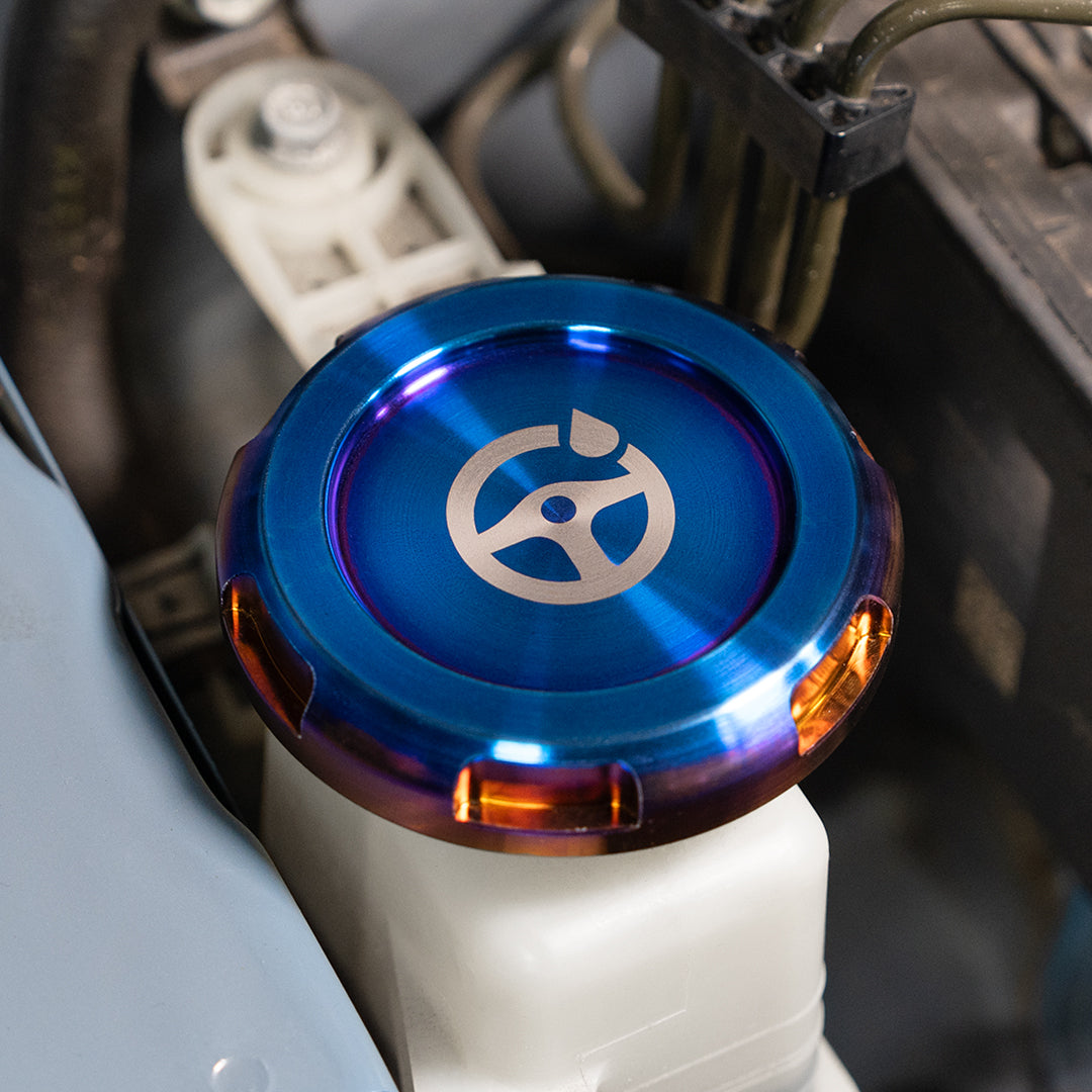 Billetworkz Titanium Engine Bay Caps - Subaru
