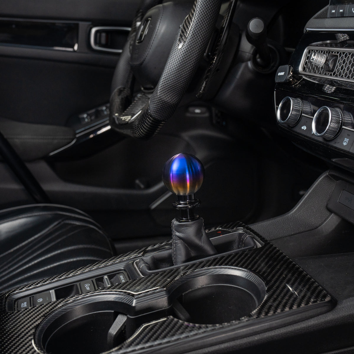 Billetworkz Titanium Torched Automatic Shifter - Honda Civic (2012–2026)