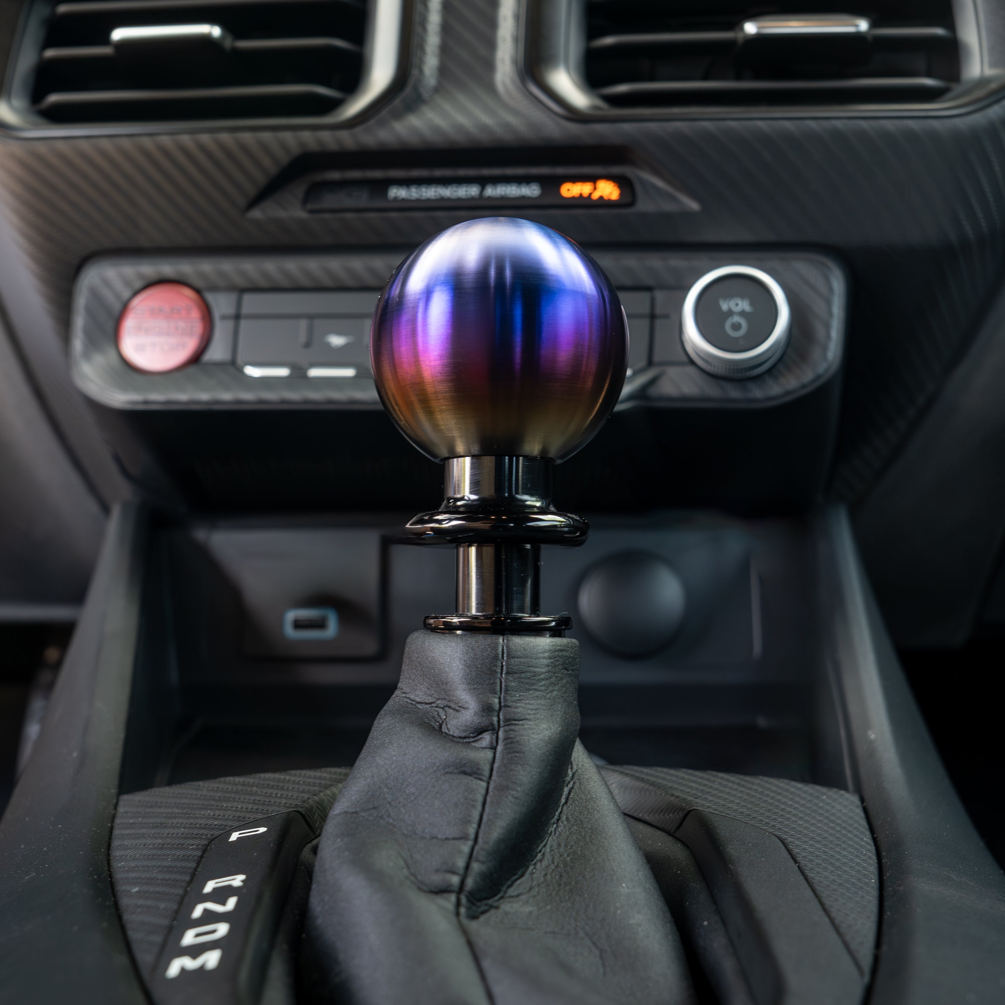 BOR Drive TA.effecta 艶消し黒 Billetworkz Titanium Torched Shift Knob for Subaru BRZ/GR86 2022+