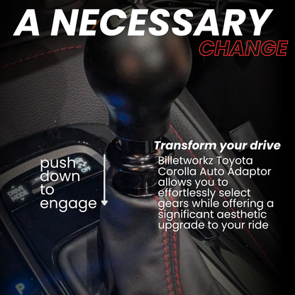 Billetworkz Automatic Shifter - Candy Pink - Fits Toyota GR Corolla / Corolla Hatch and Sedan (2019+)