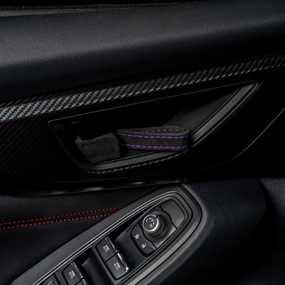 Billetworkz Alcantara Door Pull Strap Kit - Fits Subaru WRX/BRZ/GR86/Ascent (2022+), Crosstrek (2018+) & More