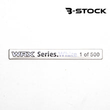"B" Stock Series.White WRX/STI Interior Badge