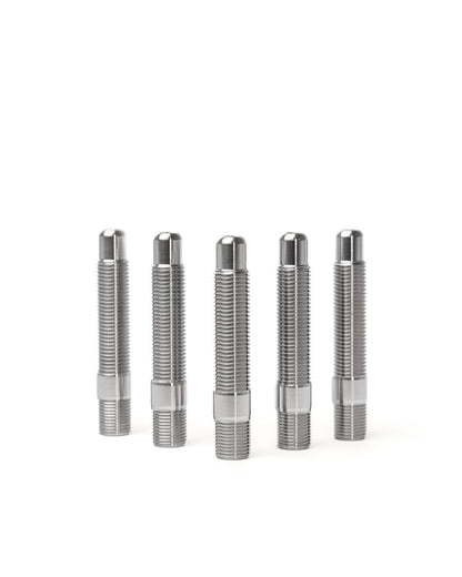 Billetworkz Titanium Wheel Studs (Brushed)